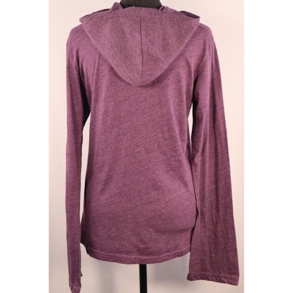 Vail Colorado Hoodie Long Sleeve Purple Graphic Top V-Neck Women's Size Medium - Picture 3 of 13
